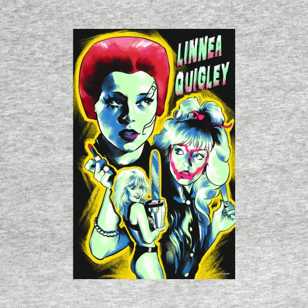 Linnea Quigley Scream Queen Fan Art by PhilRayArt